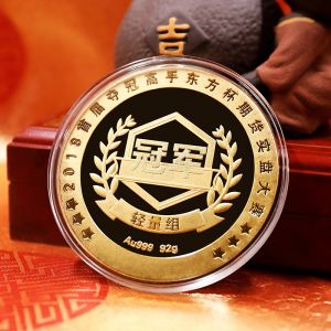 期貨實盤大(dà)賽冠軍獎章(zhāng)